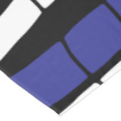 Abstracte gebroken strepen tafelkleed (Gekanteld)