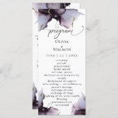 Abstracte gedempte Amethist Heather Paarse (Voorkant / Achterkant)