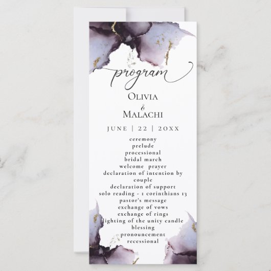 Abstracte gedempte Amethist Heather Paarse (Voorkant)