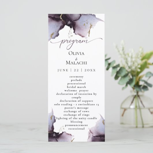 Abstracte gedempte Amethist Heather Paarse c2 (Staand voorkant)