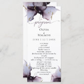 Abstracte gedempte Amethist Heather Paarse c2 (Voorkant / Achterkant)