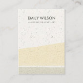 ABSTRACTE GEEL GRAY CERAMIC WAVES DIE DE BEELDSCHE VISITEKAARTJE (Voorkant)