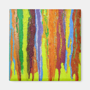 Abstracte geel magneet