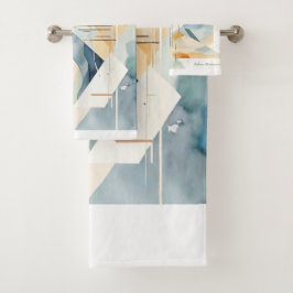 Abstracte geest bad handdoek