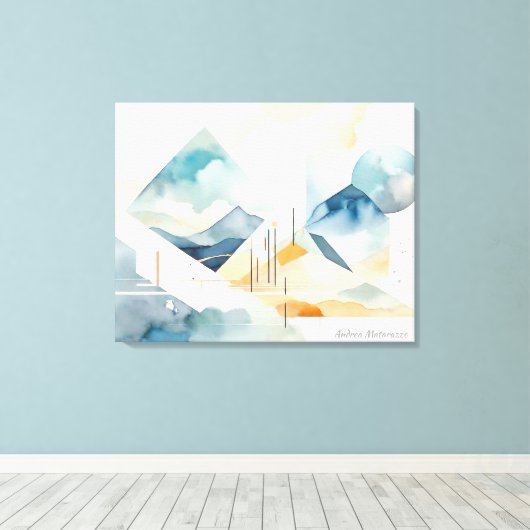 Abstracte geest canvas afdruk (Insitu (Houten vloer))