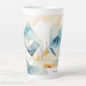 Abstracte geest latte mok (Voorkant)