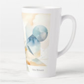 Abstracte geest latte mok (Rechts)