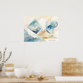 Abstracte geest poster (Keuken)