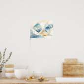 Abstracte geest poster (Keuken)