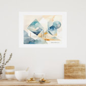 Abstracte geest poster (Keuken)