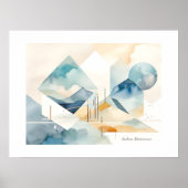 Abstracte geest poster (Voorkant)