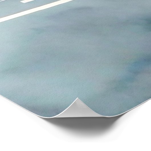 Abstracte geest poster (Hoek)