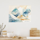 Abstracte geest poster (Keuken)