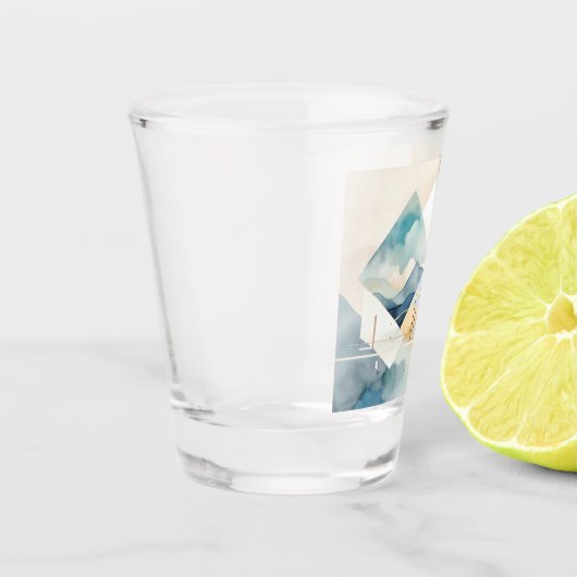 Abstracte geest shot glas (Links)