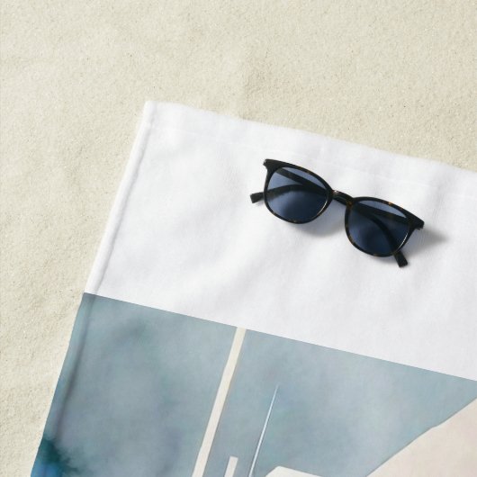 Abstracte geest strandlaken (In situ)