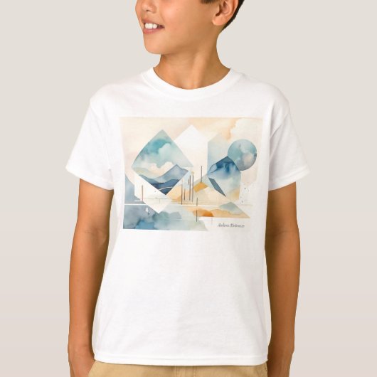 Abstracte geest t-shirt (Voorkant)
