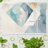 Abstracte geest theedoek (Gevouwen)