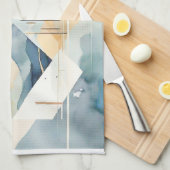 Abstracte geest theedoek (Quarter Fold)