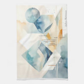 Abstracte geest theedoek (Verticaal)