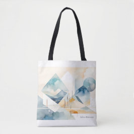 Abstracte geest tote bag