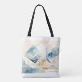 Abstracte geest tote bag (Achterkant)