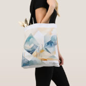 Abstracte geest tote bag (Dichtbij)