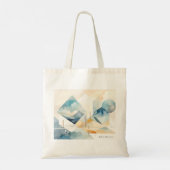 Abstracte geest tote bag (Achterkant)