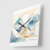 Abstracte geest vierkante klok (Hoek)