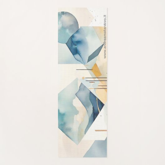 Abstracte geest yogamat (Voorkant)