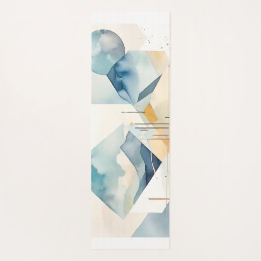 Abstracte geest yogamat (Achterkant)