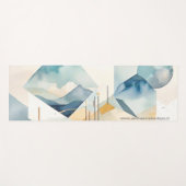 Abstracte geest yogamat (Voorkant (horizontaal))