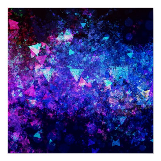 Abstracte gekleurde achtergrond met modern stijlvo perfect poster (Voorkant)