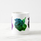 Abstracte gekleurde Rozen Koffiemok (Center)