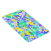 Abstracte gekleurde springbloemen magneet (Rechterzijde)