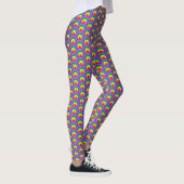 Abstracte gekleurde vormen leggings (Rechts)