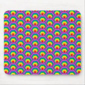 Abstracte gekleurde vormen muismat (Voorkant)