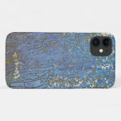 abstracte gekraakte blauwe verf Case-Mate iPhone case (Achterkant (horizontaal))