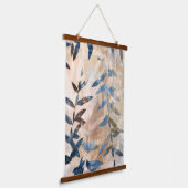 Abstracte gelaagde bladeren hangend wandkleed (Gebogen)