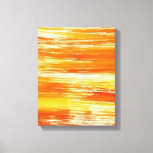 Abstracte gele achtergrond vanaf waterverf canvas afdruk (Voorkant)
