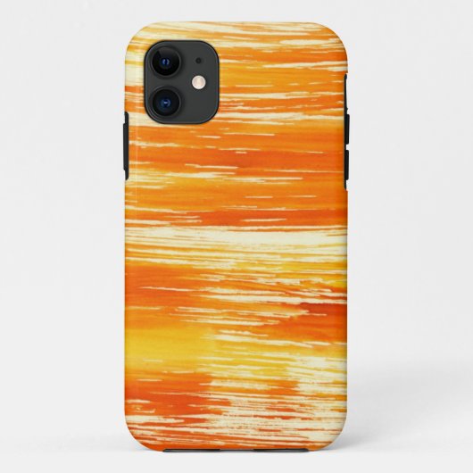 Abstracte gele achtergrond vanaf waterverf Case-Mate iPhone case (Achterkant)