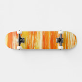 Abstracte gele achtergrond vanaf waterverf persoonlijk skateboard (Horizontaal)