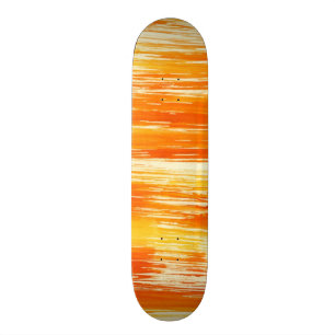 Abstracte gele achtergrond vanaf waterverf persoonlijk skateboard