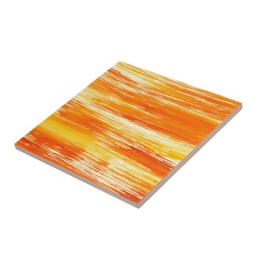 Abstracte gele achtergrond vanaf waterverf tegeltje (Zijkant)