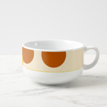 Abstracte gele beige bruine cirkels stippen