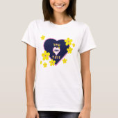 Abstracte gele bloemen heb je dit t-shirt (Voorkant)