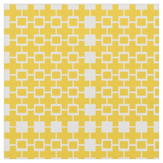 Abstracte Gele Kubus Vierkante Stof (Close Up)