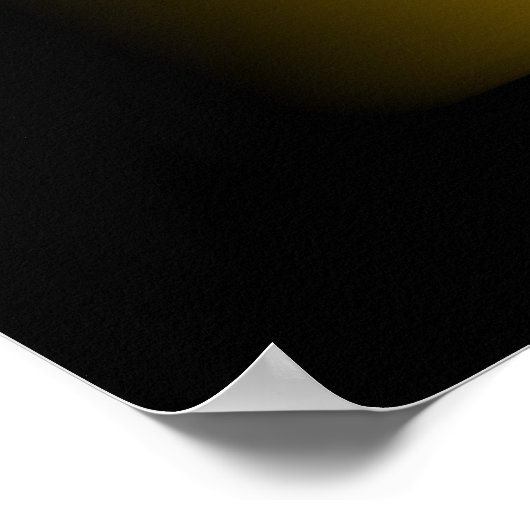 Abstracte gele luxe met zwarte AP0004 Poster (Hoek)