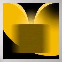 Abstracte gele luxe met zwarte AP0004