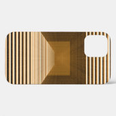 Abstracte gele piramide bevat diepte Case-Mate iPhone case (Achterkant (horizontaal))