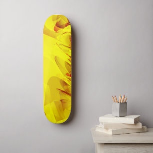 Abstracte Gele Vonk Persoonlijk Skateboard